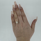 IGI 2.00ct D/VS2 Oval Shape LAB Diamond Ring with Diamond Shoulders set in 18ct Yellow Gold - Montpellier Jewellers