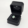 0.87ct Opal & Diamond Cluster Ring set in Platinum - Montpellier Jewellers