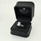 IGI 3.02ct D/VS1 Radiant Cut LAB Diamond Solitaire set in Platinum with Diamond Shoulders - Montpellier Jewellers
