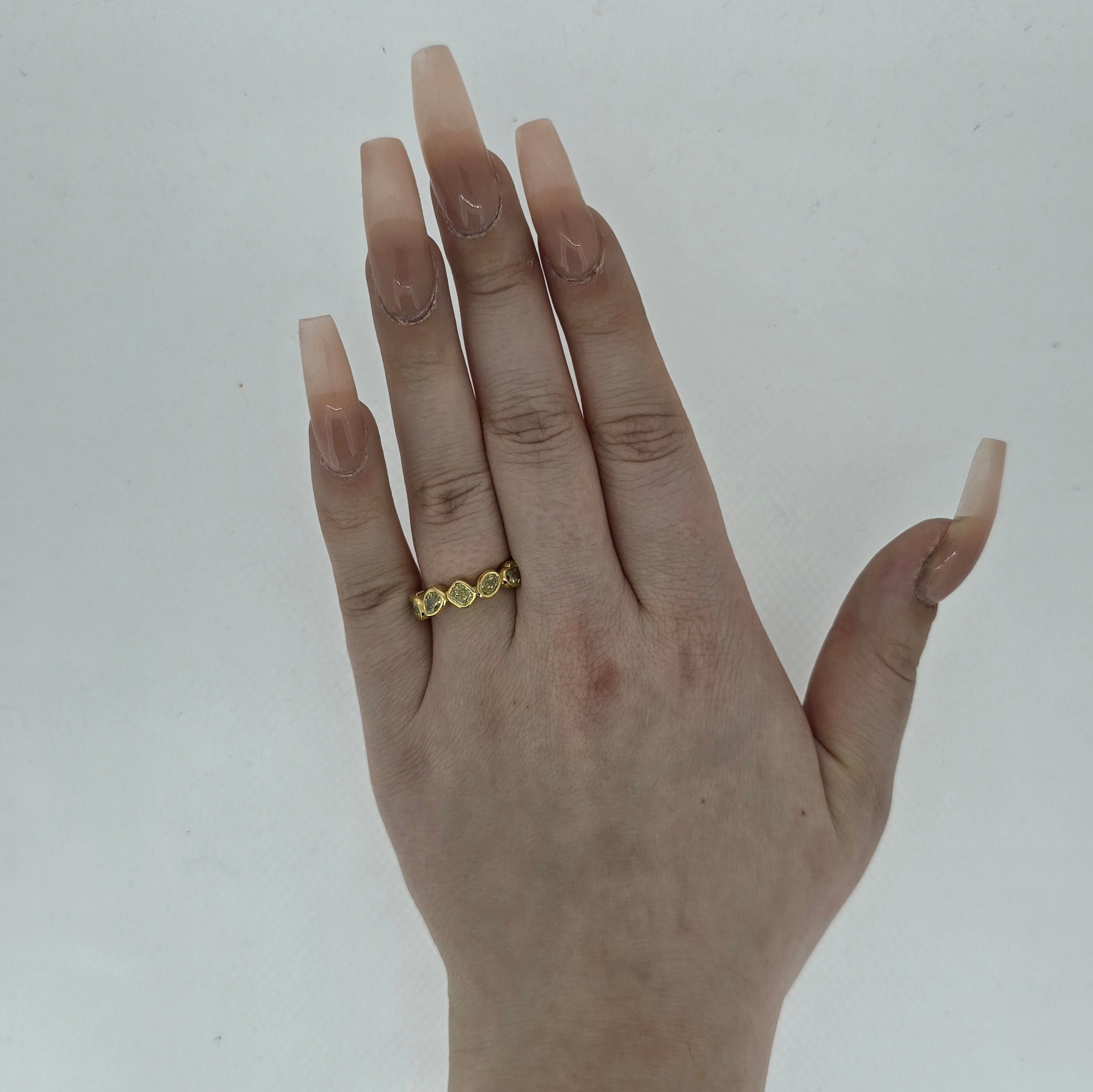 1.63ct Natural Fancy Yellow Diamond Ring Set in 18ct Yellow Gold - Montpellier Jewellers