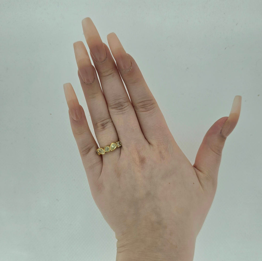 2.20ct Natural Fancy Yellow Diamond Ring Set in 18ct Yellow Gold - Montpellier Jewellers