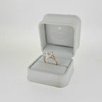 IGI 4.04ct D/VS2 Oval Cut LAB Diamond Ring with Fancy Diamond Shoulders Set in 18ct Yellow Gold