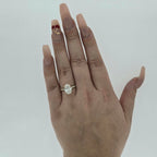 IGI 2.53ct D/VS1 Oval Cut LAB Diamond Ring with Diamond Shoulders & Diamond Set Claws Set in 18ct Yellow Gold