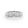 2ct 5 Stone Lab diamond ring set in platinum