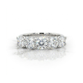 2ct 5 Stone Lab diamond ring set in platinum