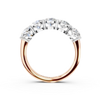 2.00ct Lab Grown 5 Stone Round Diamond Ring Platinum or 18ct Gold - The Montpellier Classic 5 Stone Ring