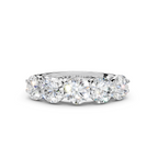 2.00ct Lab Grown 5 Stone Round Diamond Ring Platinum or 18ct Gold - The Montpellier Classic 5 Stone Ring