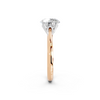 IGI 2.00ct Lab Grown Diamond Solitaire Engagement Ring - The Montpellier Tulip