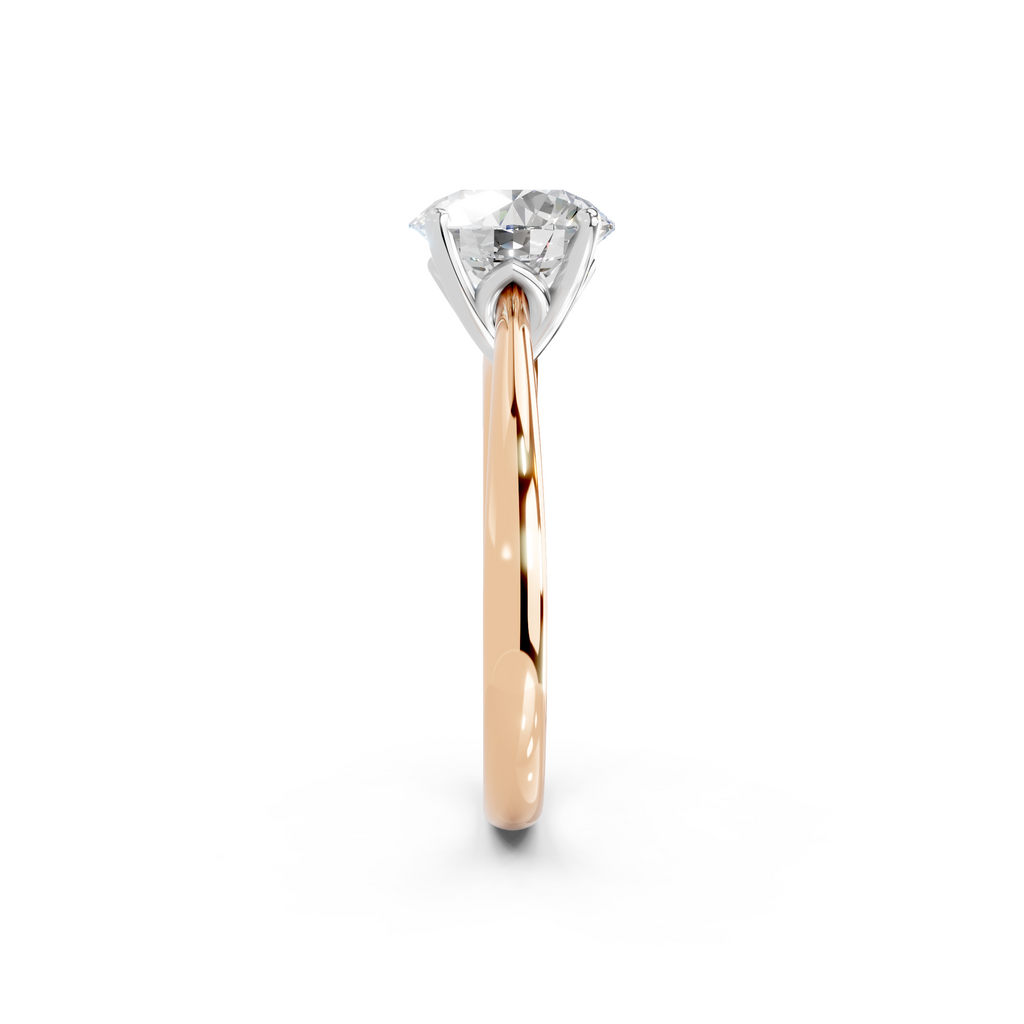 IGI 2.00ct Lab Grown Diamond Solitaire Engagement Ring - The Montpellier Tulip