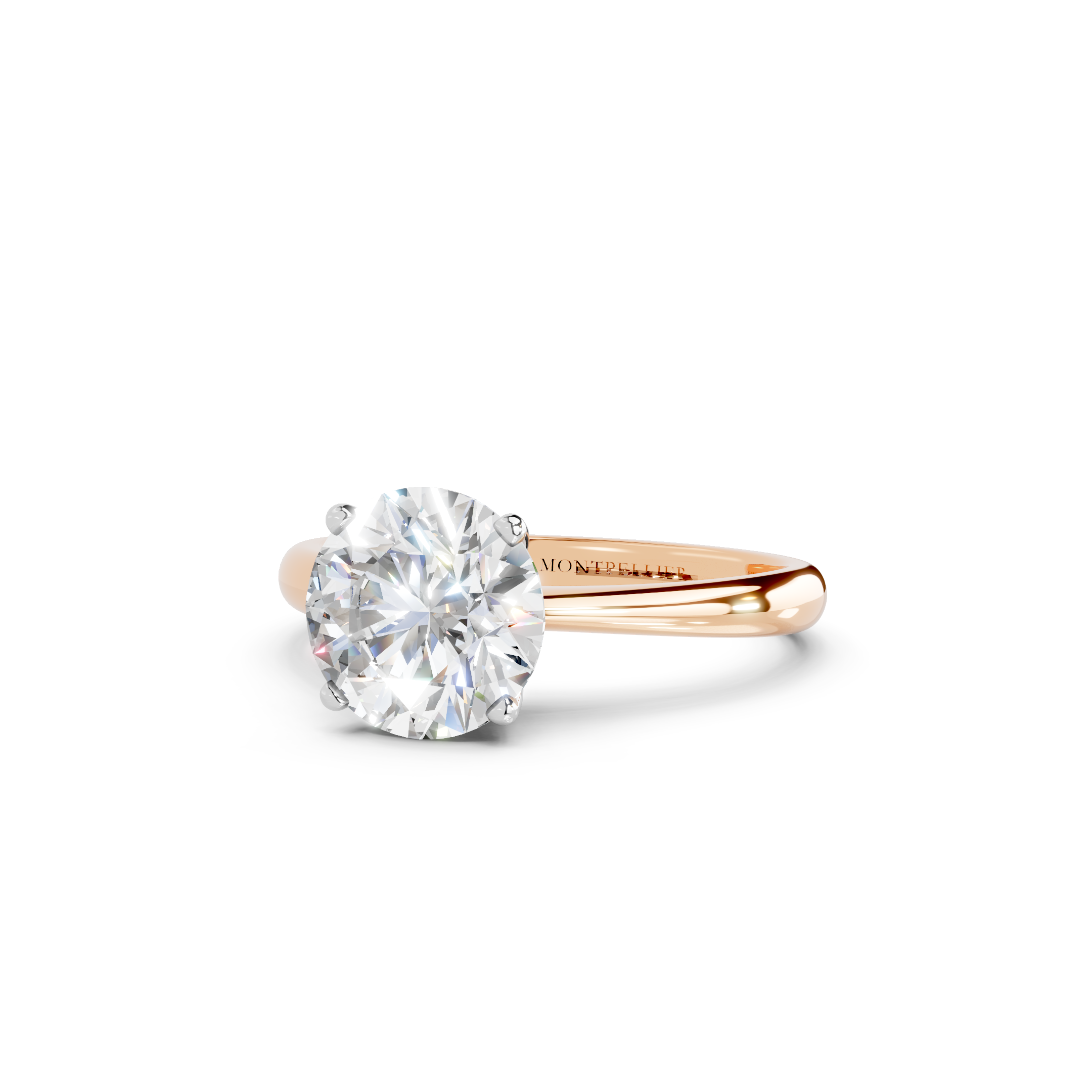 IGI 2.00ct Lab Grown Diamond Solitaire Engagement Ring - The Montpellier Tulip