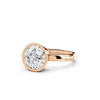 IGI 2.00ct Lab Grown Round Bezel Set Diamond Solitaire Engagement Ring Platinum or 18ct Gold
