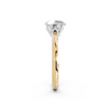 IGI 2.00ct Lab Grown Diamond Solitaire Engagement Ring - The Montpellier Tulip