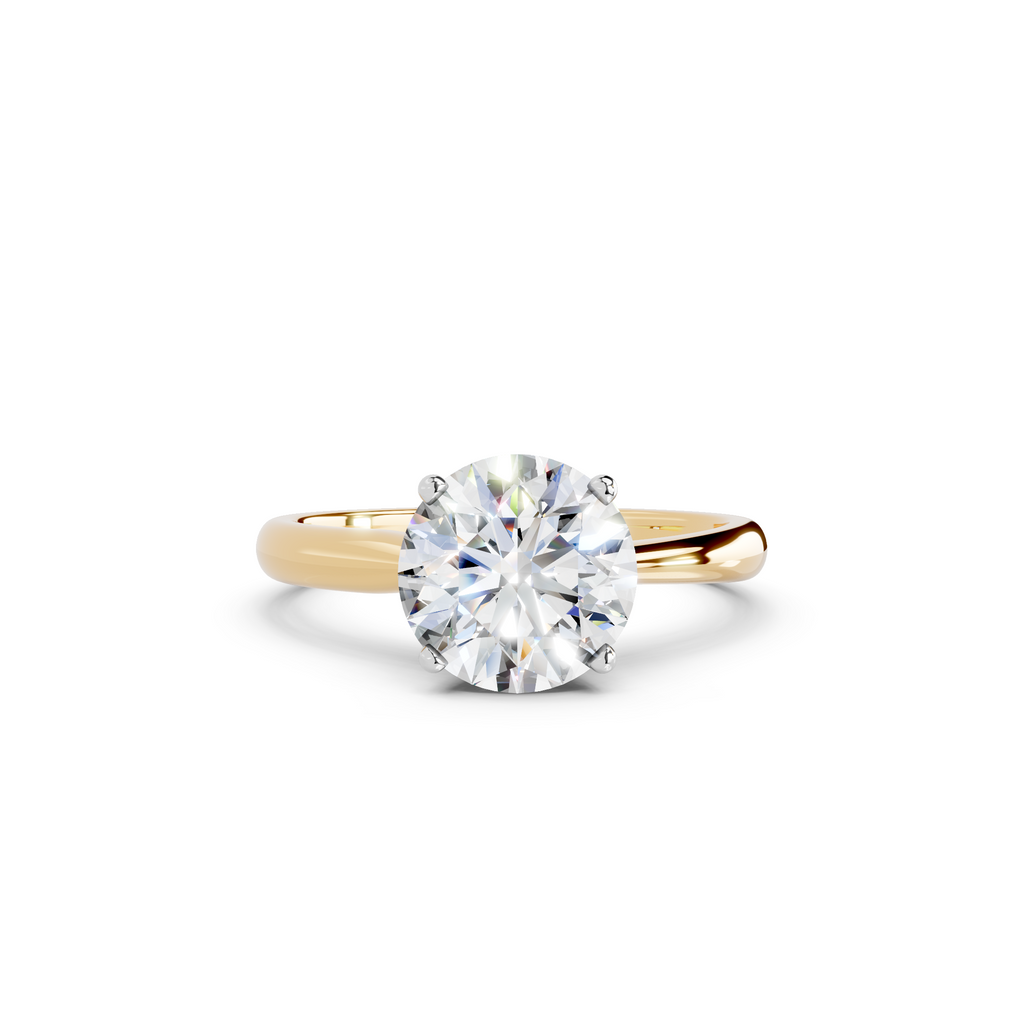 IGI 2.00ct Lab Grown Diamond Solitaire Engagement Ring - The Montpellier Tulip