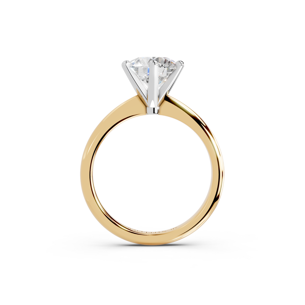 IGI 2.00ct Lab Grown Diamond Solitaire Engagement Ring - The Montpellier Classic 6 Claw