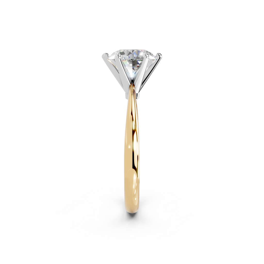 IGI 2.00ct Lab Grown Diamond Solitaire Engagement Ring - The Montpellier Classic 6 Claw
