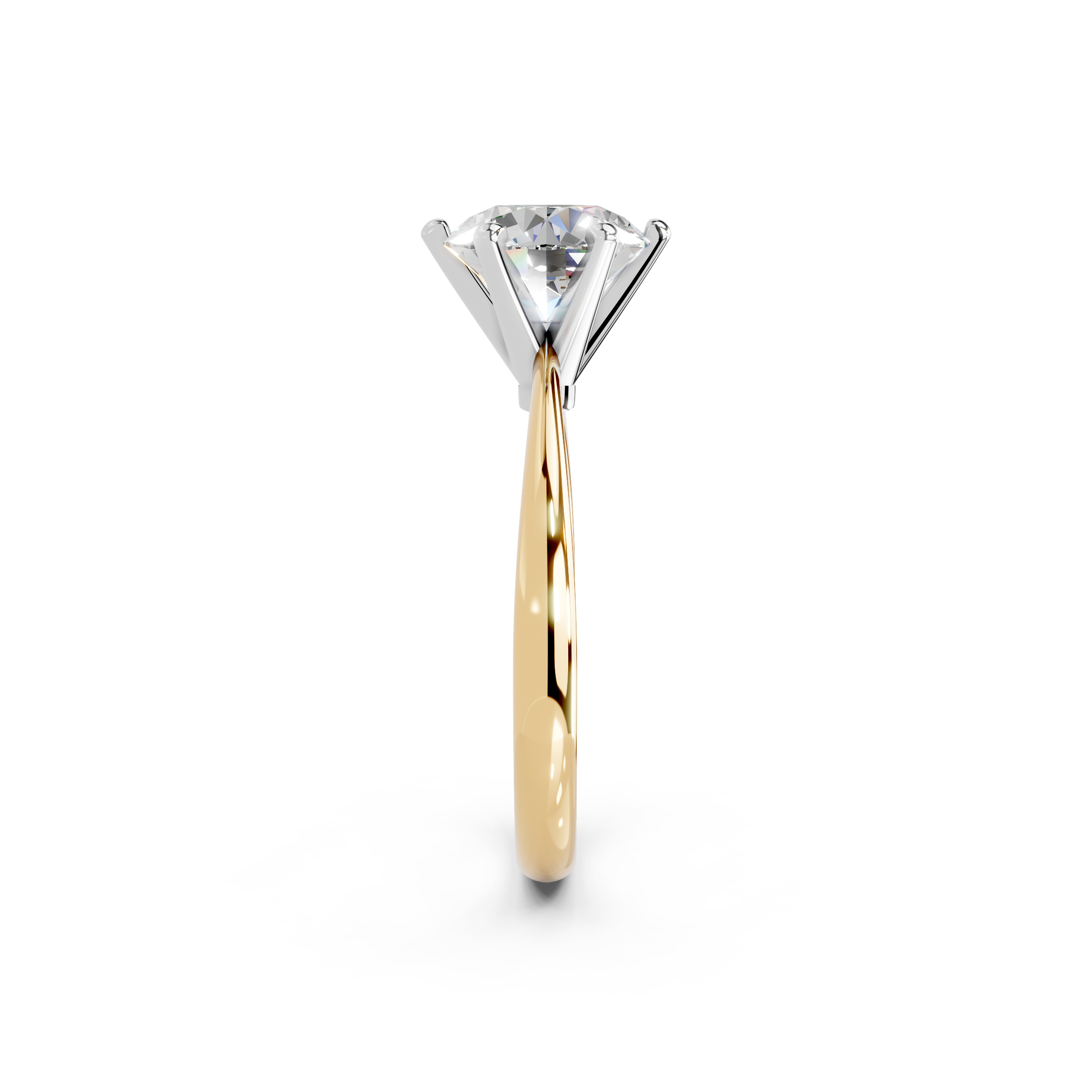 IGI 2.00ct Lab Grown Diamond Solitaire Engagement Ring - The Montpellier Classic 6 Claw