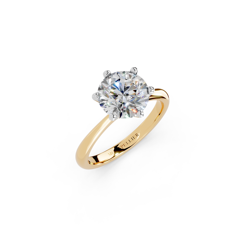 IGI 2.00ct Lab Grown Diamond Solitaire Engagement Ring - The Montpellier Classic 6 Claw