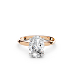 IGI 2.00ct Lab Grown Oval Diamond Solitaire Engagement Ring Platinum or 18ct Gold - The Montpellier Classic Oval