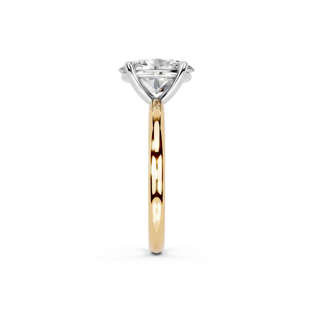 IGI 2.00ct Lab Grown Oval Diamond Solitaire Engagement Ring Platinum or 18ct Gold - The Montpellier Classic Oval