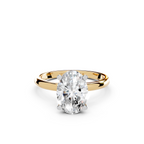 IGI 2.00ct Lab Grown Oval Diamond Solitaire Engagement Ring Platinum or 18ct Gold - The Montpellier Classic Oval