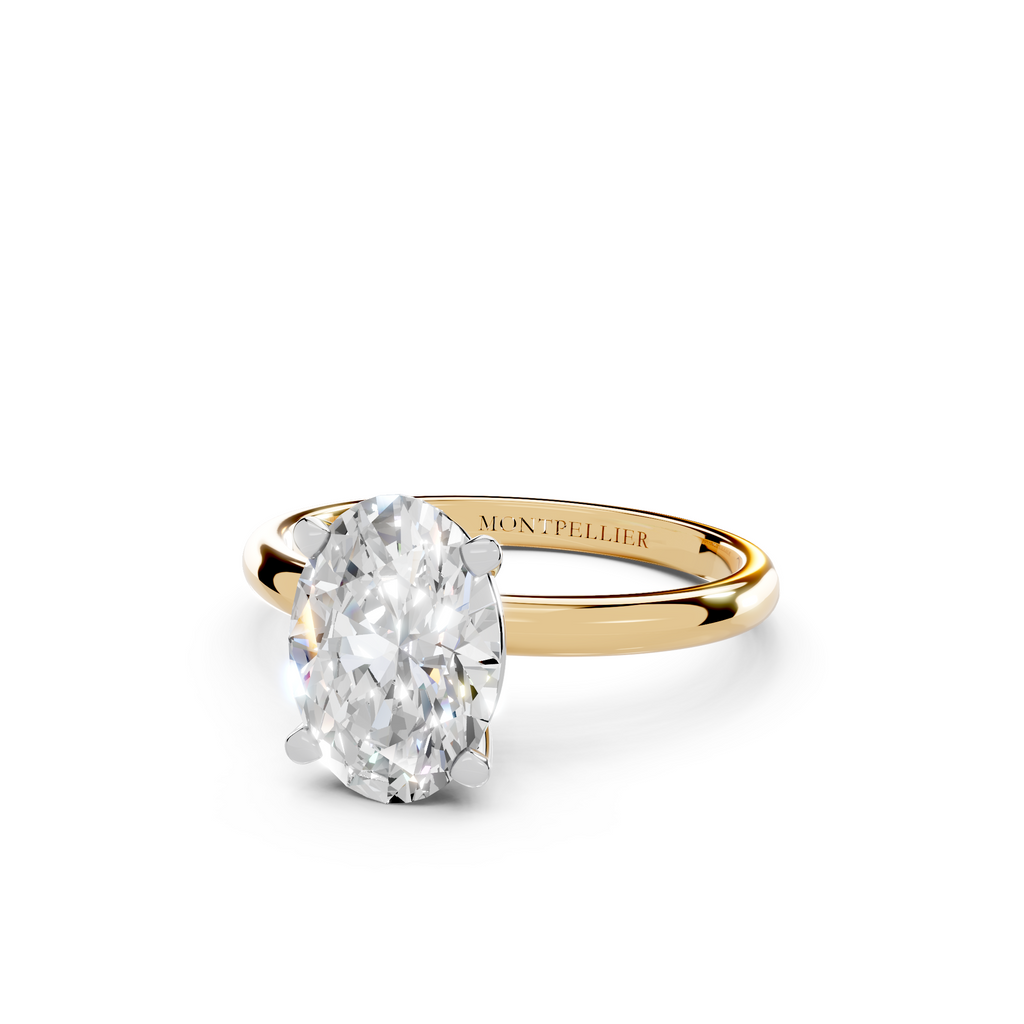 IGI 2.00ct Lab Grown Oval Diamond Solitaire Engagement Ring Platinum or 18ct Gold - The Montpellier Classic Oval