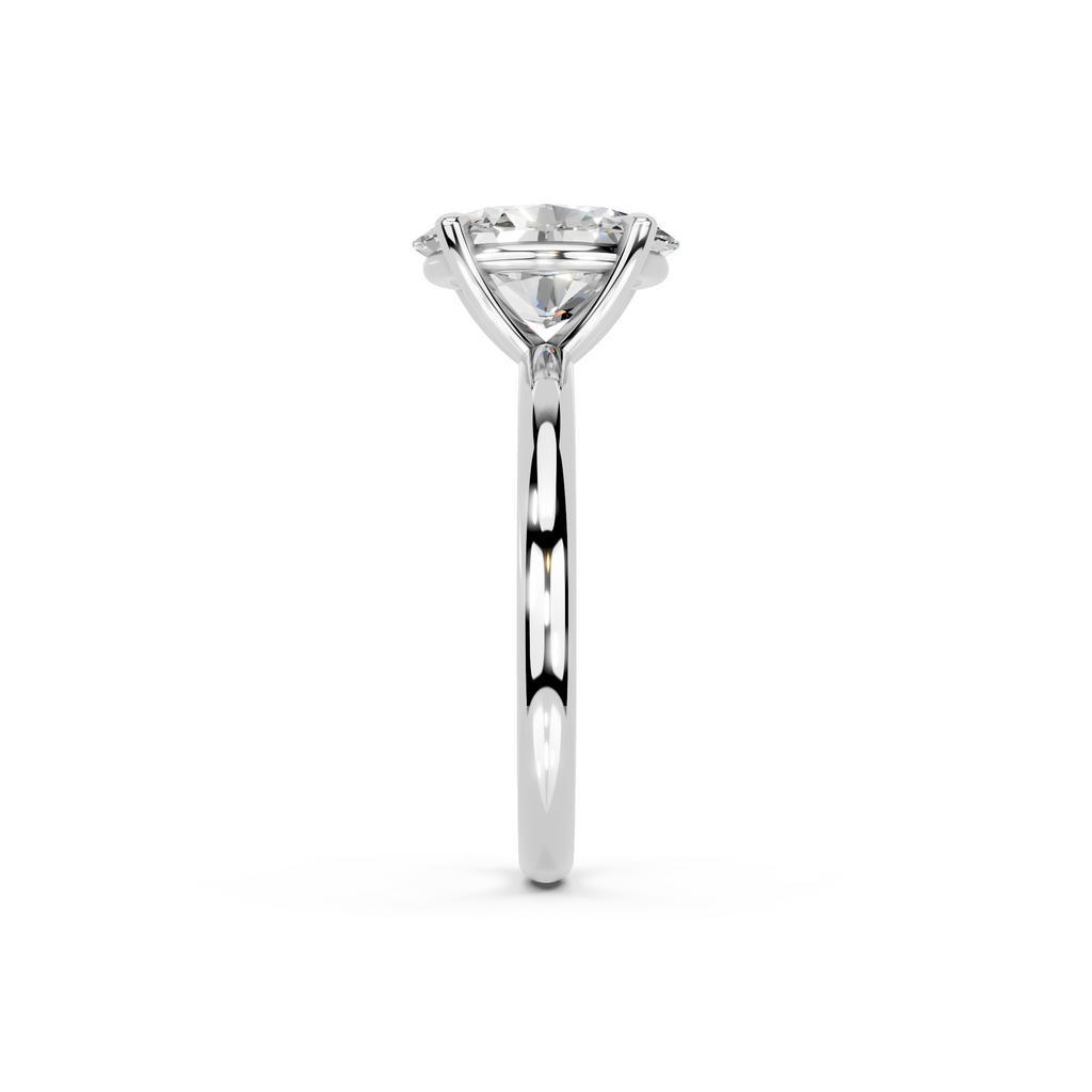 IGI 2.00ct Lab Grown Oval Diamond Solitaire Engagement Ring Platinum or 18ct Gold - The Montpellier Classic Oval