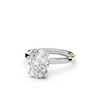 IGI 2.00ct Lab Grown Oval Diamond Solitaire Engagement Ring Platinum or 18ct Gold - The Montpellier Classic Oval