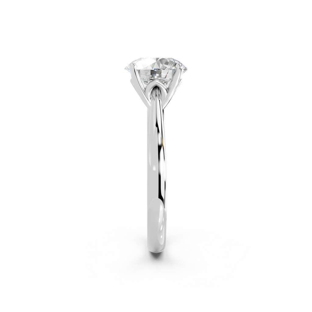 IGI 2.00ct Lab Grown Diamond Solitaire Engagement Ring - The Montpellier Tulip