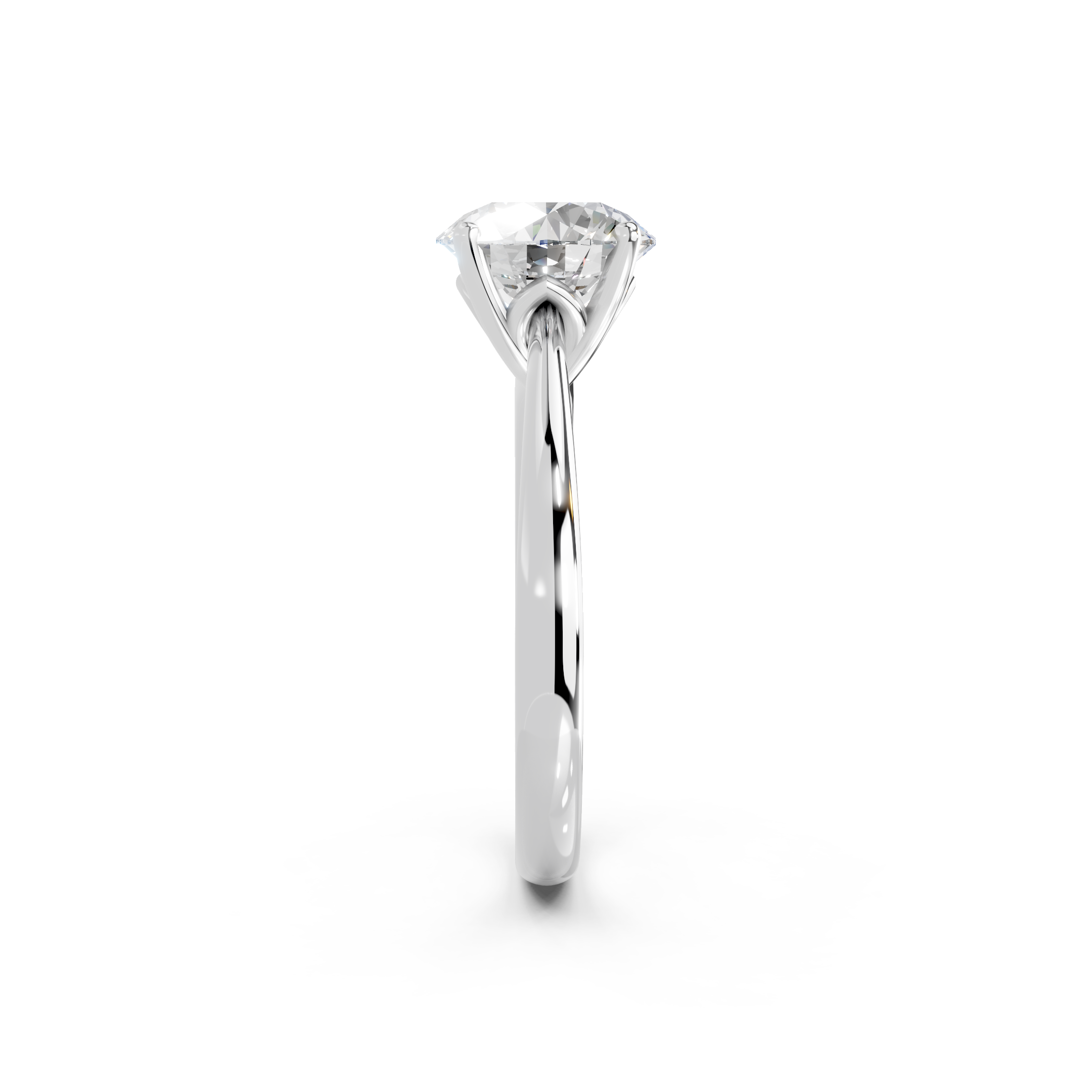 IGI 2.00ct Lab Grown Diamond Solitaire Engagement Ring - The Montpellier Tulip