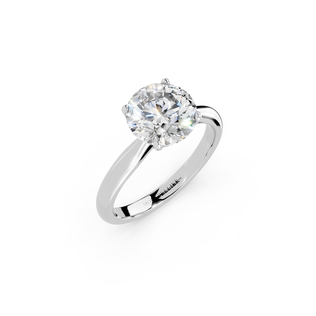 IGI 2.00ct Lab Grown Diamond Solitaire Engagement Ring - The Montpellier Tulip