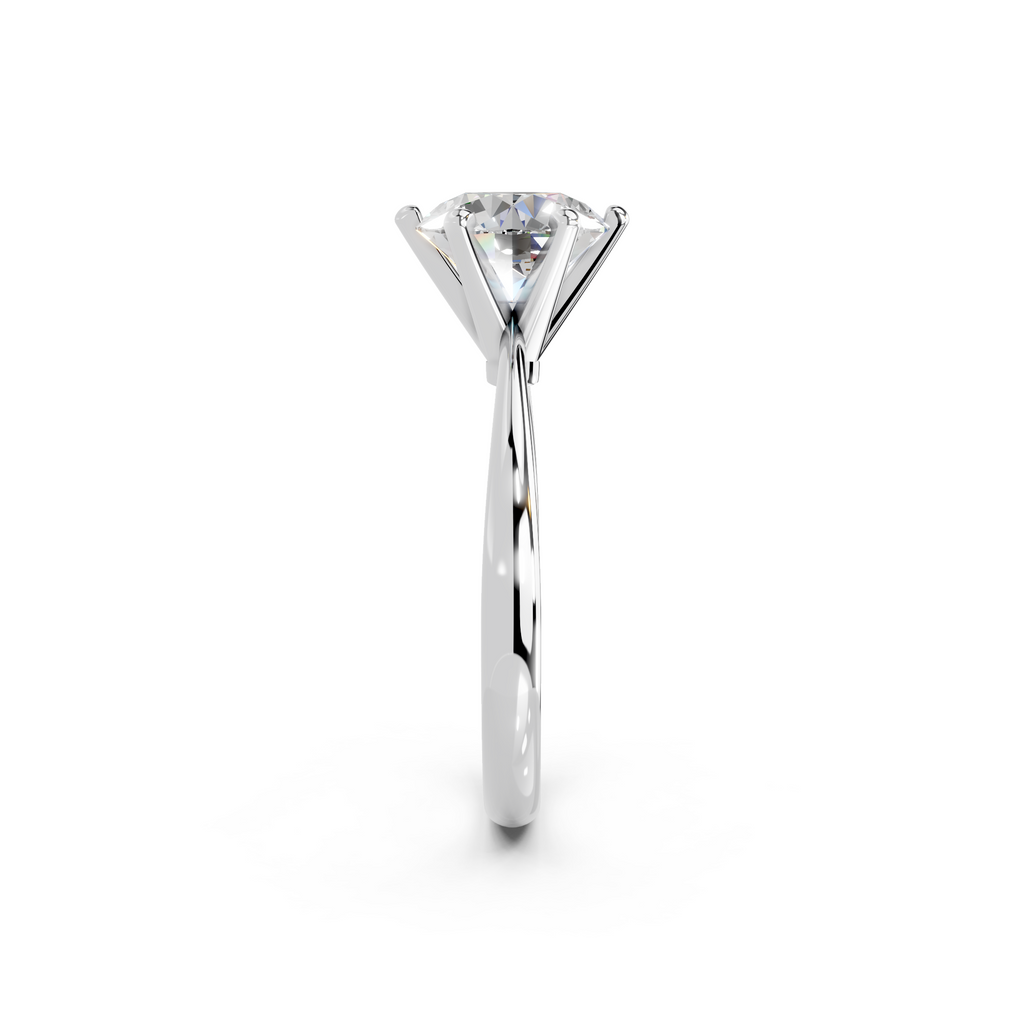 IGI 2.00ct Lab Grown Diamond Solitaire Engagement Ring - The Montpellier Classic 6 Claw