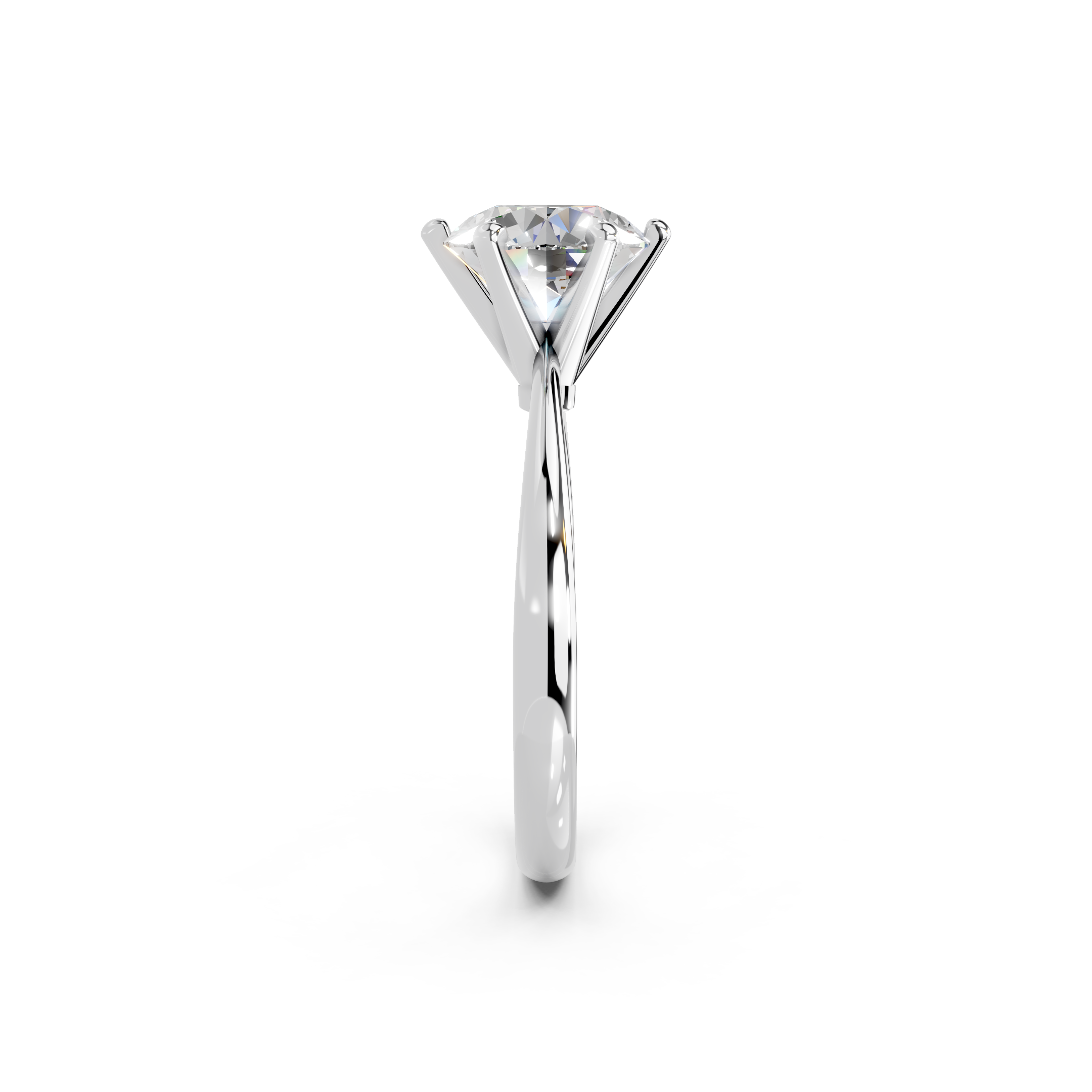IGI 2.00ct Lab Grown Diamond Solitaire Engagement Ring - The Montpellier Classic 6 Claw