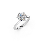 IGI 2.00ct Lab Grown Diamond Solitaire Engagement Ring - The Montpellier Classic 6 Claw
