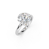IGI 2.00ct Lab Grown Round Bezel Set Diamond Solitaire Engagement Ring Platinum or 18ct Gold