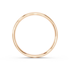 2.0mm Montpellier Fibonacci Wedding Band Platinum or 18ct Gold