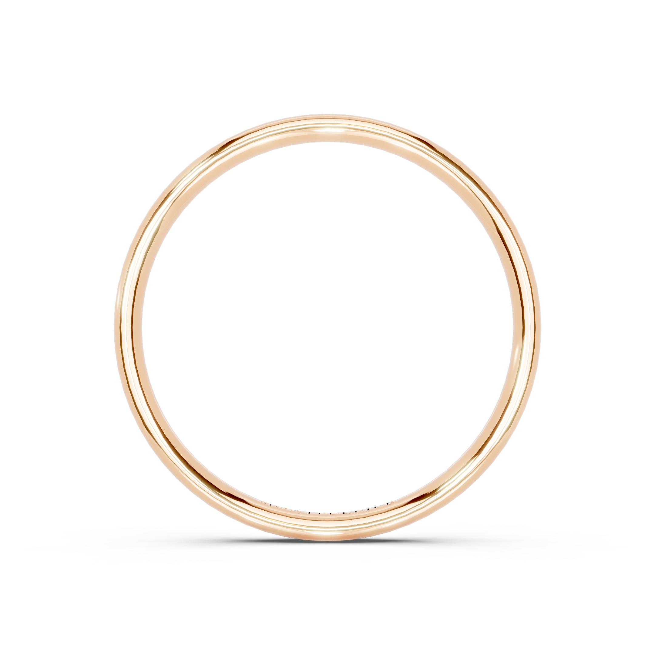 2.0mm Montpellier Fibonacci Wedding Band Platinum or 18ct Gold