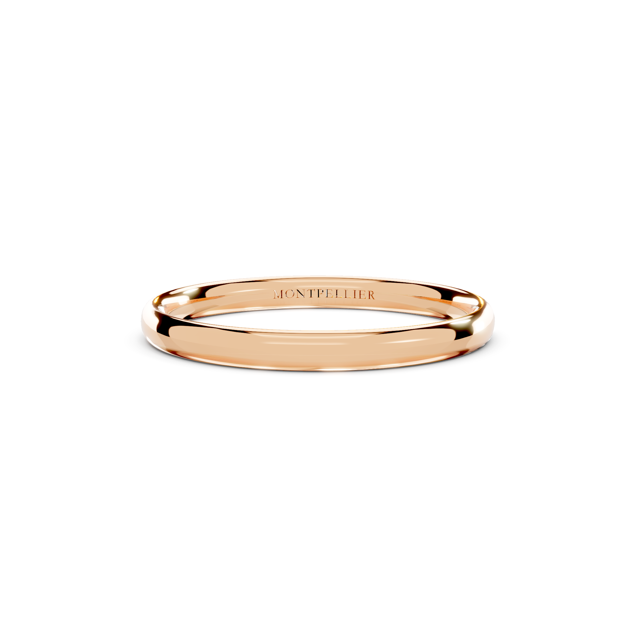 2.0mm Montpellier Fibonacci Wedding Band Platinum or 18ct Gold