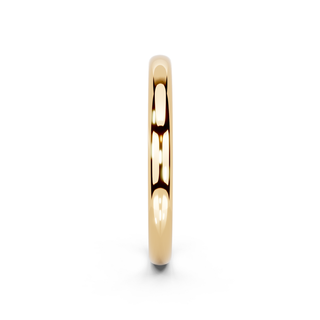 2.0mm Montpellier Fibonacci Wedding Band Platinum or 18ct Gold