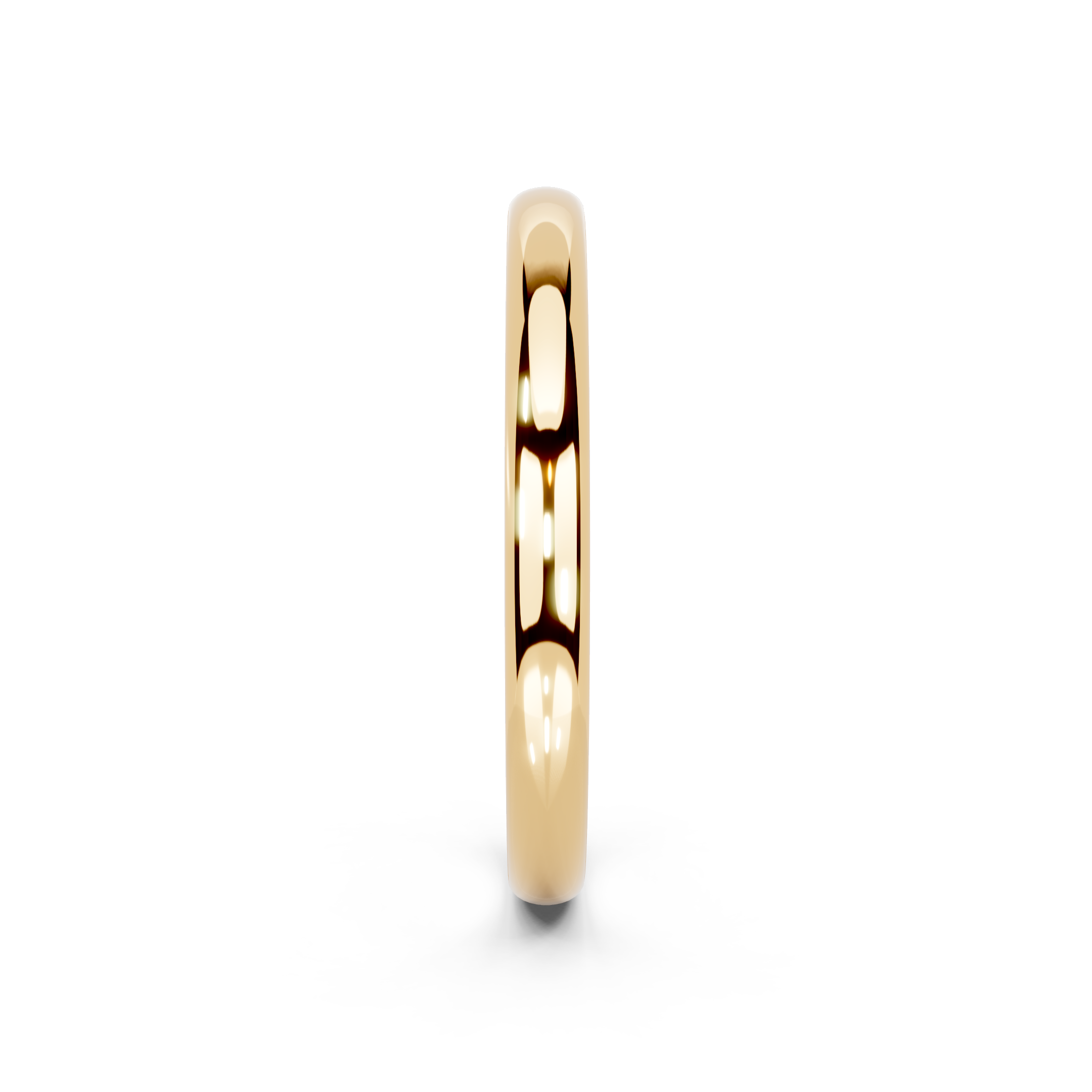 2.0mm Montpellier Fibonacci Wedding Band Platinum or 18ct Gold