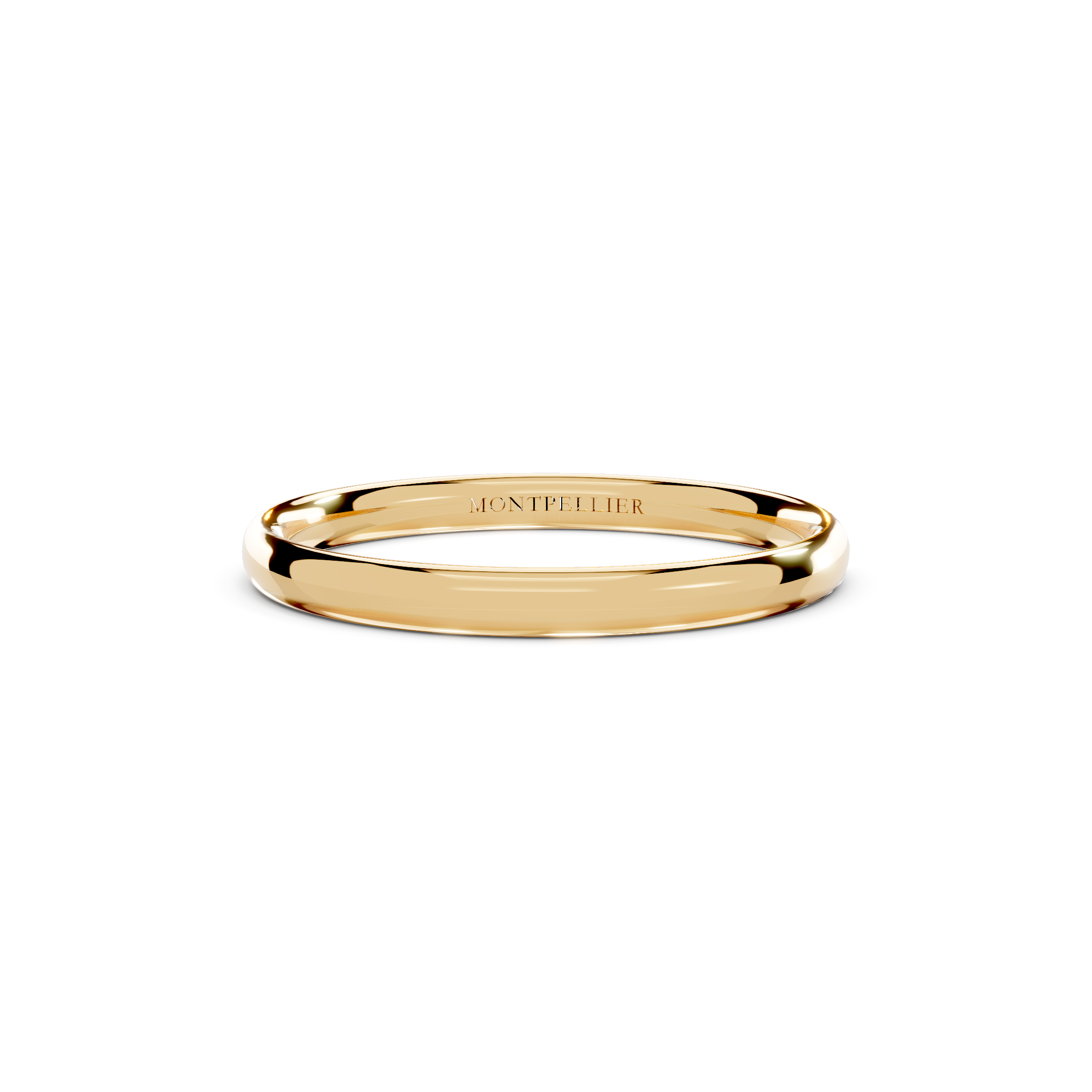 2.0mm Montpellier Fibonacci Wedding Band Platinum or 18ct Gold