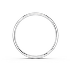 2.0mm Montpellier Fibonacci Wedding Band Platinum or 18ct Gold