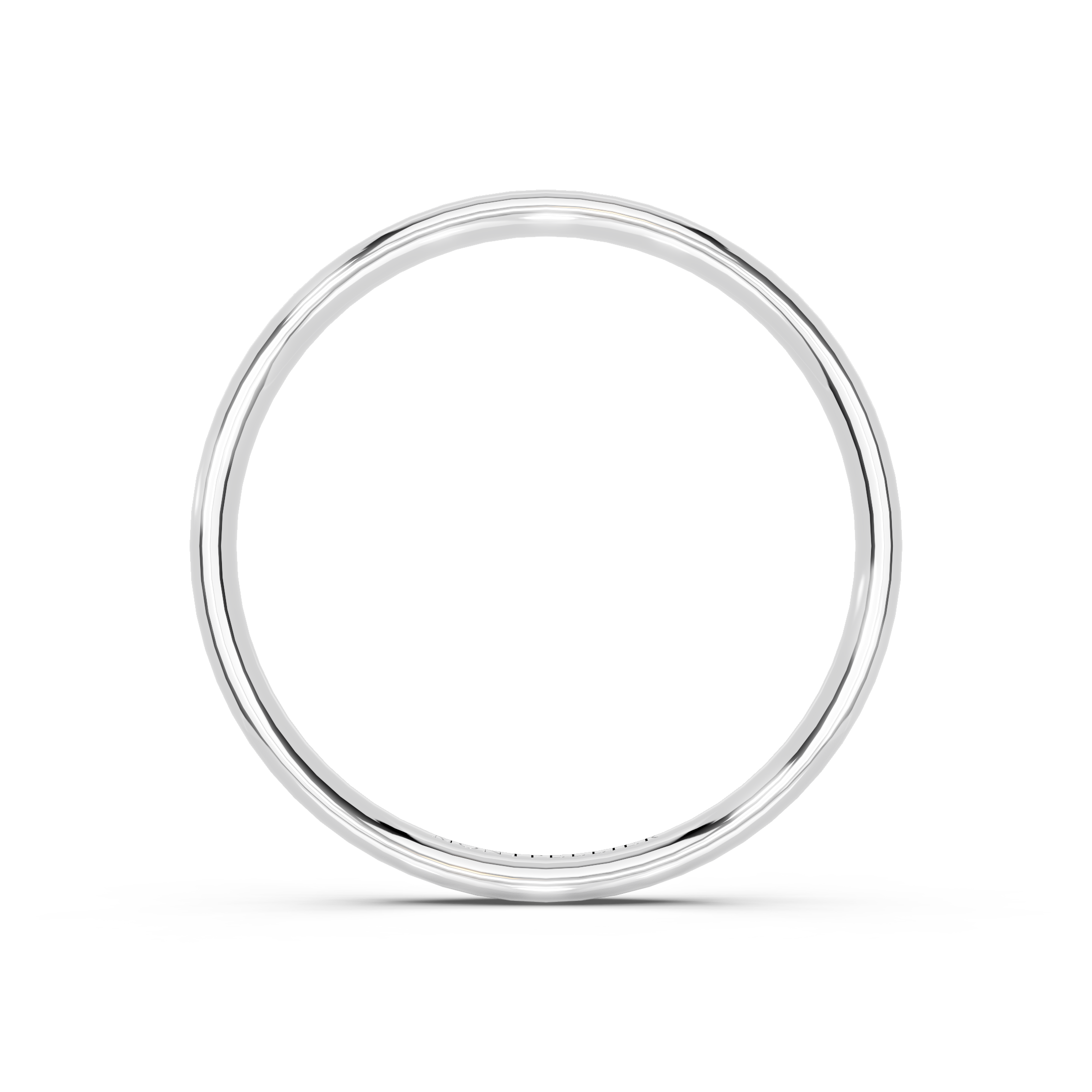 2.0mm Montpellier Fibonacci Wedding Band Platinum or 18ct Gold