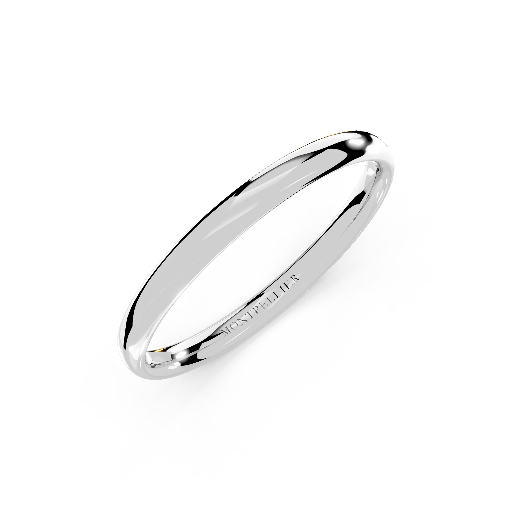 2.0mm Montpellier Fibonacci Wedding Band Platinum or 18ct Gold