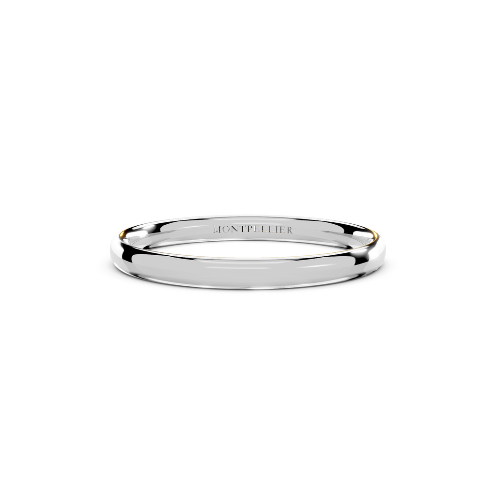 2.0mm Montpellier Fibonacci Wedding Band Platinum or 18ct Gold