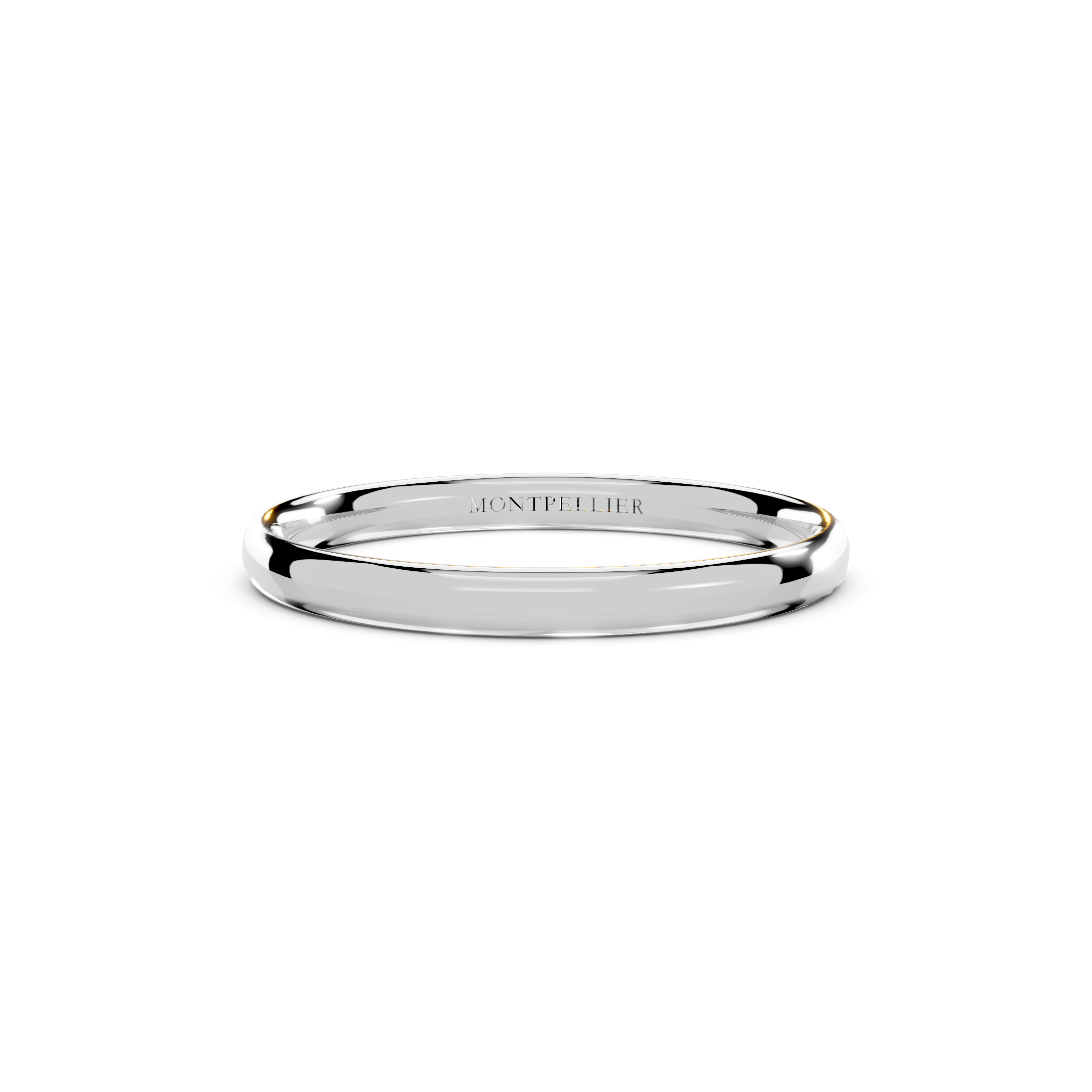 2.0mm Montpellier Fibonacci Wedding Band Platinum or 18ct Gold
