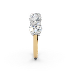 3.50ct Lab Grown 5 Stone Round Diamond Ring Platinum or 18ct Gold - The Montpellier Classic 5 Stone Ring