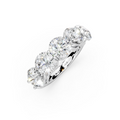 3.50ct Lab Grown 5 Stone Round Diamond Ring Platinum or 18ct Gold - The Montpellier Classic 5 Stone Ring