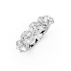3.50ct Lab Grown 5 Stone Round Diamond Ring Platinum or 18ct Gold - The Montpellier Classic 5 Stone Ring