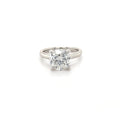 3.00ct H/I1 Round Brilliant Cut Diamond Solitaire Set in Platinum
