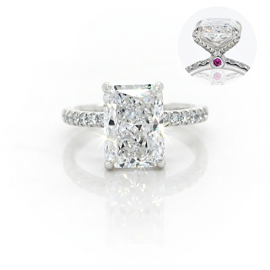 3ct_Radiant_cut_lab_diamond_ring_set_in_platinum_ruby